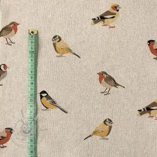 Dekorationstyg Linenlook Tiny Garden Birds