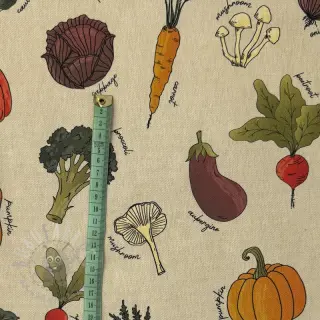 Dekorationstyg Veggie Harvest Garden digital print