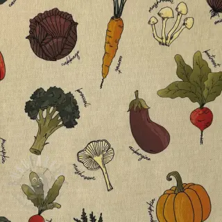 Dekorationstyg Veggie Harvest Garden digital print