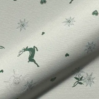 Dekorationstyg jacquard DOUBLE FACE Landhaus Mixed Icon forest green