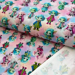 Sweatshirttyg Midgets digital print