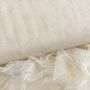Tyll till TUTU-kjol ROYAL SPARKLE ecru gold
