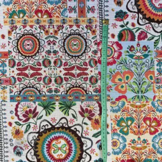 Dekorationstyg jacquard Ethnic multico