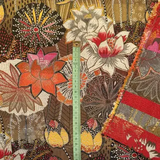 Dekorationstyg jacquard Opium allover or