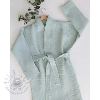 Bomull med vaffelbindning dark green