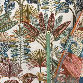 Dekorationstyg jacquard Mayorque blanc