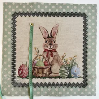Dekorationstyg GOBELIN PREMIUM Easter Bunny Eggs PANEL