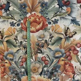 Dekorationstyg Linenlook Bloom Fruit Paradise digital print