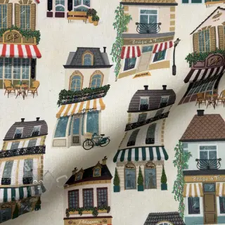 Dekorationstyg premium Shop Boutique City digital print