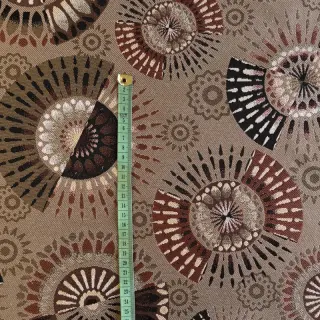 Dekoračná látka jacquard Mandala Circle Sun