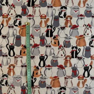 Dekorationstyg Linenlook Cat Dress Up