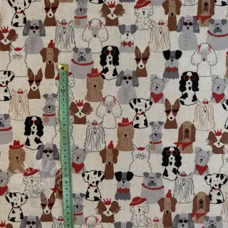 Dekorationstyg Linenlook Dog Dress Up