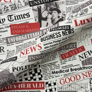 Dekorationstyg premium Newspaper Headlines