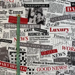Dekorationstyg premium Newspaper Headlines