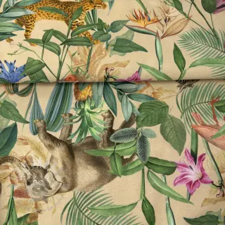 Dekorationstyg premium Tropical Jungle Dream digital print