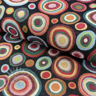 Dekorationstyg JACQUARD MAGMA noir