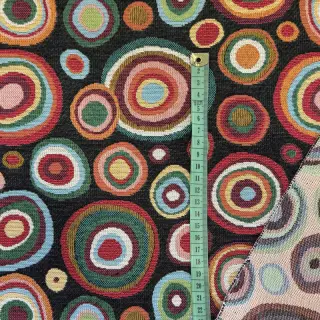 Dekoračná látka JACQUARD MAGMA noir