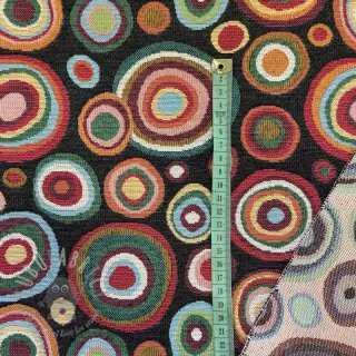 Dekorationstyg JACQUARD MAGMA noir