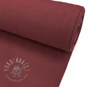 Ribbstickat slätt PREMIUM brown beere dark