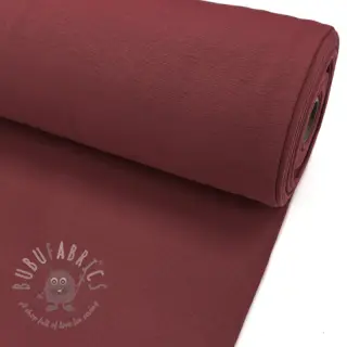 Ribbstickat slätt PREMIUM brown beere dark
