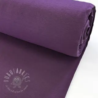 Ribbstickat slätt PREMIUM italian plum