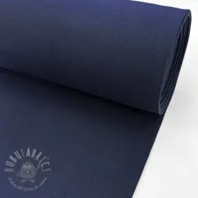 Ribbstickat slätt PREMIUM navy blue