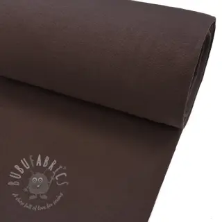 Ribbstickat slätt PREMIUM dark mocha