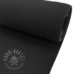Ribbstickat slätt PREMIUM black