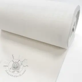 Ribbstickat slätt PREMIUM off white