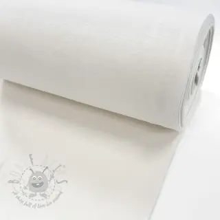 Ribbstickat slätt PREMIUM off white