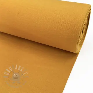 Ribbstickat slätt PREMIUM ochre
