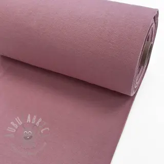 Ribbstickat slätt PREMIUM old pink