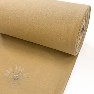 Ribbstickat slätt PREMIUM camel