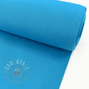Ribbstickat slätt PREMIUM aqua