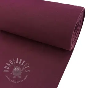 Ribbstickat slätt PREMIUM bordeaux