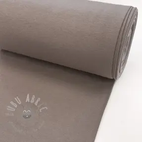 Ribbstickat slätt PREMIUM taupe