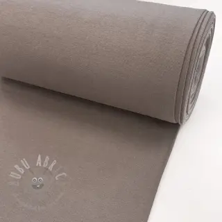Ribbstickat slätt PREMIUM taupe