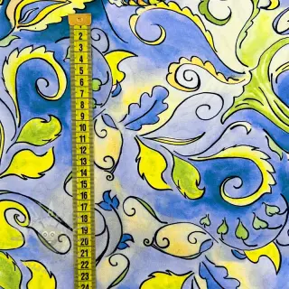 Viskos RADIANCE Abstract paisley blue digital print