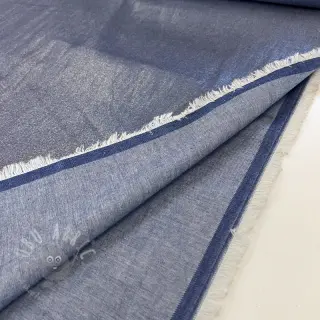 Bomullstyg JEANS FOIL SILVER
