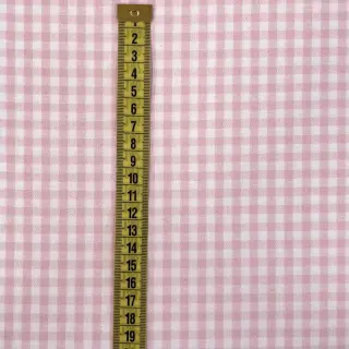 Bavlnená látka YARN DYED CHECK BRUSHED light rose