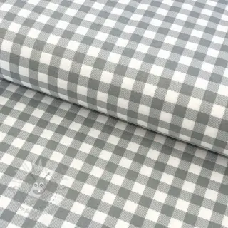 Bomullstyg FLANNEL Check sage