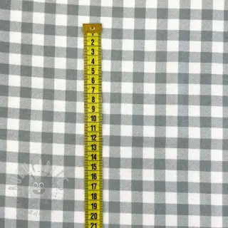 Bomullstyg FLANNEL Check sage