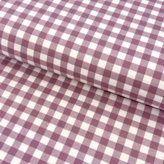 Bavlnená látka FLANNEL Check mauve
