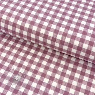 Bomullstyg FLANNEL Check mauve