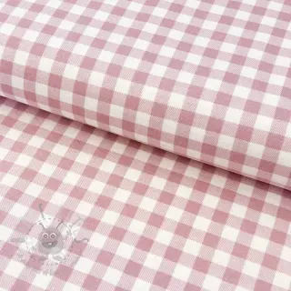 Bomullstyg FLANNEL Check light pink