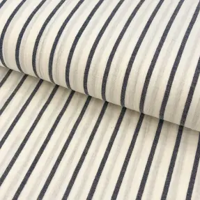 Dvojitá gázovina/mušelín YARN DYED Thin strip navy