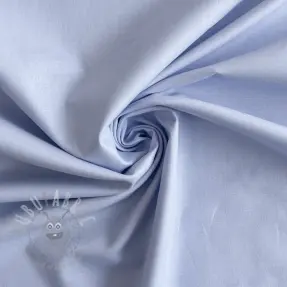 Bomullspoplin light blue lavender