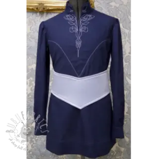Förtvättat lin navy