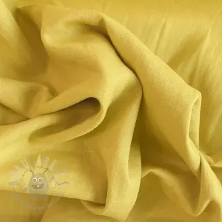 Förtvättat lin 170 g yellow