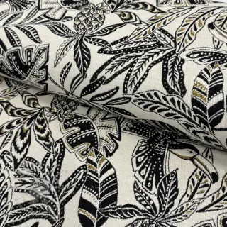 Dekorationstyg jacquard Fortuna blanc